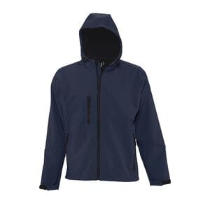 SOL'S 46602 - Softshell med huva för män French Navy