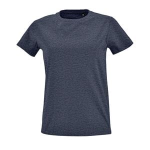 SOL'S 02080 - Imperial Fit T-shirt med rund hals för kvinnor Heather denim