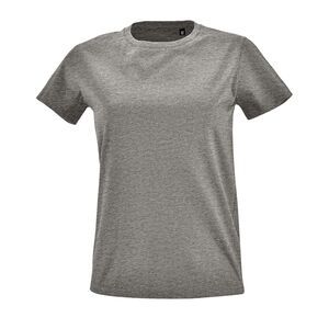 SOL'S 02080 - Imperial Fit T-shirt med rund hals för kvinnor Mixed Grey