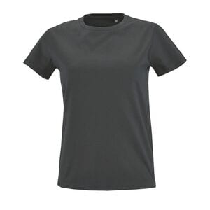 SOL'S 02080 - Imperial Fit T-shirt med rund hals för kvinnor Dark Grey