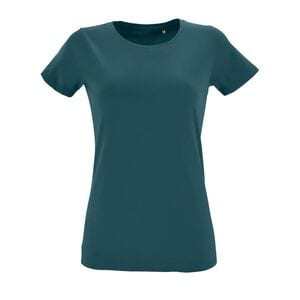 SOL'S 02758 - Regent Fit T-shirt med rund hals för kvinnor Duck Blue