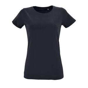 SOL'S 02758 - Regent Fit T-shirt med rund hals för kvinnor French Navy