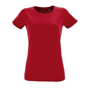 SOL'S 02758 - Regent Fit T-shirt med rund hals för kvinnor Red
