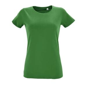 SOL'S 02758 - Regent Fit T-shirt med rund hals för kvinnor Kelly Green