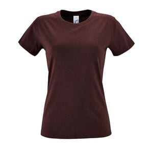 SOL'S 01825 - Regent T-shirt dam med rund hals Burgundy