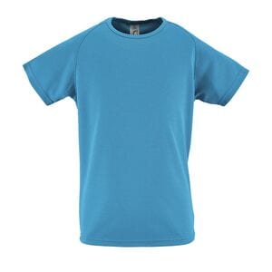 SOL'S 01166 - Barn-T-shirt Sportig Aqua