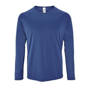 SOL'S 02071 - Sportig Lsl sport-T-shirt herr Royal Blue
