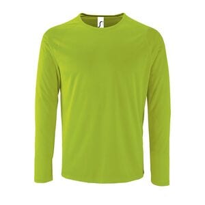 SOL'S 02071 - Sportig Lsl sport-T-shirt herr Neon Green