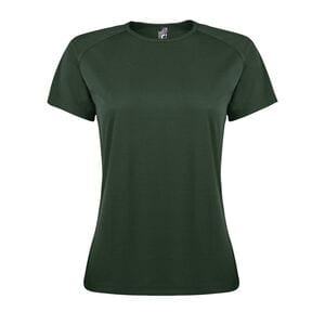 SOL'S 01159 - Raglan T-shirt dam Sportig Forest Green