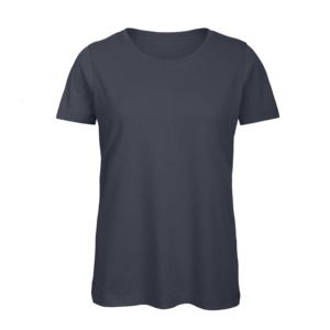 B&C BC02T - T-shirt 100% bomull för kvinnor Navy