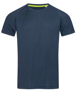 Stedman STE8410 - Stedman T-shirt med rund hals för män-Aktiv Marina Blue