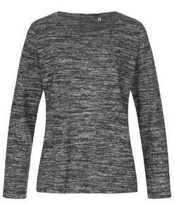 Stedman STE9180 - Långärmad tröja för kvinnor Dark Grey Melange