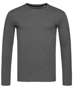 Stedman STE9620 - Långärmad T-shirt för män Slate Grey
