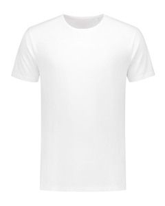Lemon & Soda LEM1130 - Elastan T-shirt med rund hals White