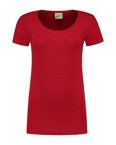 Lemon & Soda LEM1268 - T-shirt med rund hals för kvinnor Red