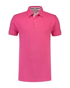 Lemon & Soda LEM3562 - Herr Contraste Ss Polo Fuchsia/WH