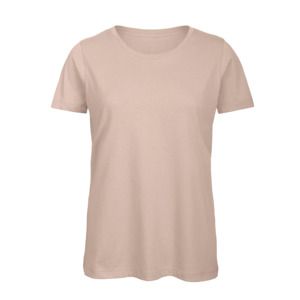B&C BC02T - T-shirt 100% bomull för kvinnor Millenial Pink