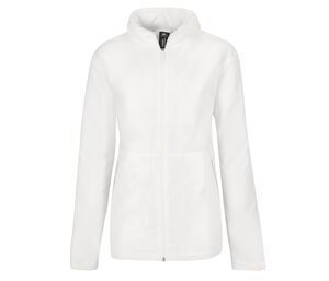 B&C BC325 - Kvinnors microfleece fodrade vindjacka White