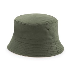 Beechfield BF686 - Bucket Hat för kvinnor Olive Green / Stone