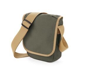 Bag Base BG018 - Mini Reporter väska Olive Green/ Caramel