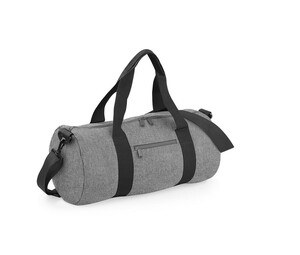 Bag Base BG144 - Barrel Bag Resväska Grey Marl/Black