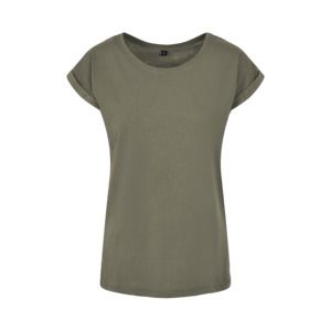 Build Your Brand BY021 - T-shirt dam Olive Green