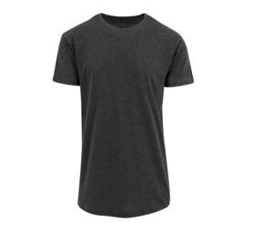 Build Your Brand BY028 - Lång T-shirt Charcoal