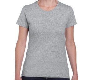 Gildan GN182 - 180-rundad T-shirt för kvinnor Sport Grey