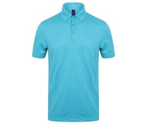 Henbury HY460 - Herrströja i polyester med stretch Turquoise