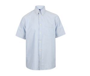 Henbury HY515 - Oxfordskjorta för män Pool Blue