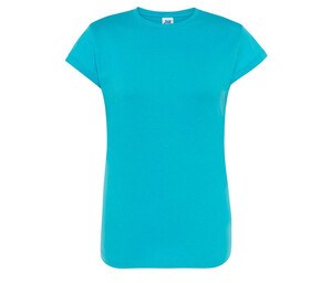 JHK JK150 - T-shirt med rund hals för kvinnor 155 Turquoise