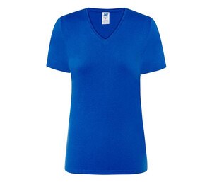 JHK JK158 - T-shirt med V-ringning dam 145 Royal Blue