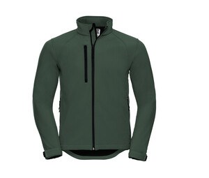 Russell JZ140 - Lätt och andningsbar Soft-Shell-jacka för män Bottle Green