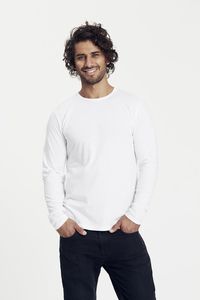 Neutral O61050 - Långärmad T-shirt för män White