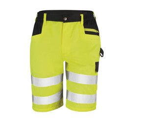 Result RS328 - Shorts med hög synlighet Fluo Yellow