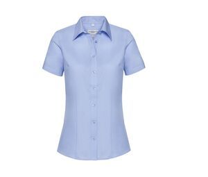 Russell RU973F - Kvinnors Coolmax® Slim Fit kortärmad tröja Light Blue
