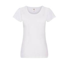 Fruit of the Loom SC1422 - T-shirt med rund hals för kvinnor White