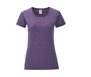 Fruit of the Loom SC151 - T-shirt med rund hals 150 Heather Purple