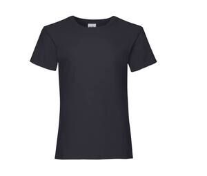 Fruit of the Loom SC229 - Valueweight Girl's T-Shirt Deep Navy