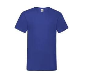 Fruit of the Loom SC234 - Valueweight herr T-shirt med V-ringning Royal blue