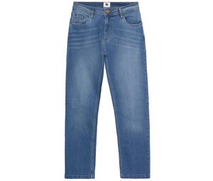 AWDIS SO DENIM SD001 - Leo Straight Cut Jeans Mid Blue Wash