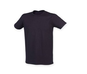 Skinnifit SF121 - T-shirt i bomull för män Navy