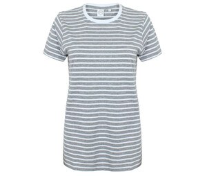 SF Men SF202 - T-shirt i 100% bomull, unisex Heather Grey / White