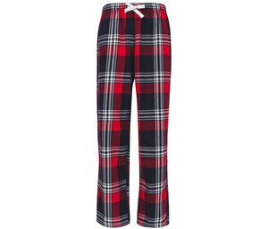 SF Mini SM083 - Pyjamasbyxor för barn Red / Navy Check