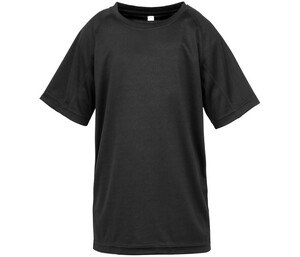 Spiro SP287J - Aircool T-shirt för barn som andas Black