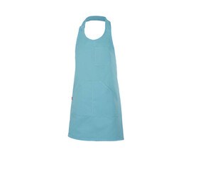 VELILLA V4212 - Short Buttoned Bib Förkläde Turquoise