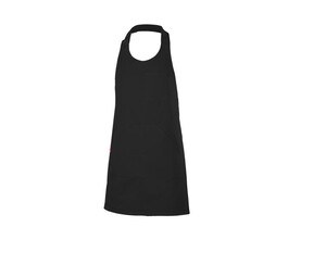 VELILLA V4212 - Short Buttoned Bib Förkläde Black