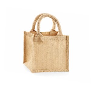 Westford mill WM411 - Liten burlap presentpåse Natural