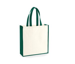 Westford mill WM600 - Galleri Shoppingväska Natural / Bottle Green