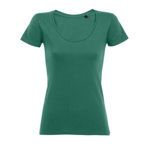 SOL'S 02079 - T-shirt med rund hals för kvinnor Metropolitan Neckline Emerald